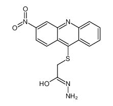 2-(3-nitroacridin-9-yl)sulfanylacetohydrazide 129885-03-6