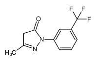 5-甲基-2-(3-三氟甲基-苯基)-2,4-二氢-吡唑-3-酮