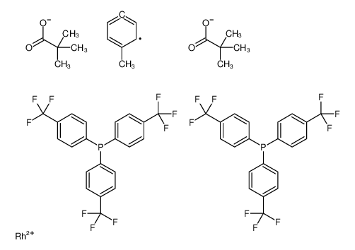 2,2-dimethylpropanoic acid,methylbenzene,rhodium,tris[4-(trifluoromethyl)phenyl]phosphane 851530-57-9