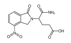 4-carbamoyl-4-(4-nitro-1-oxo-1,3-dihydroisoindol-2-yl)butyric acid