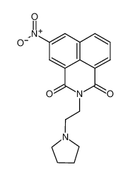 5-nitro-2-(2-pyrrolidin-1-ylethyl)benzo[de]isoquinoline-1,3-dione 54824-20-3