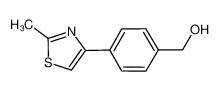 [4-(2-METHYL-1,3-THIAZOL-4-YL)PHENYL]METHANOL 857283-96-6