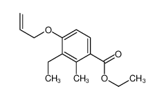 4-烯丙基氧基-3-乙基-2-甲基苯甲酸乙酯