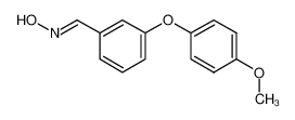 3-(4-methoxyphenoxy)benzaldehyde oxime 154108-34-6