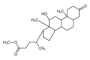 甲基 12alpha-羟基-3-氧代-5beta-胆烷-24-酸酯