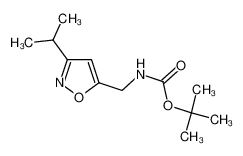 5-N-(Boc)-aminomethyl-3-isopropylisoxazole 543713-09-3