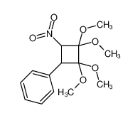 88460-09-7 (2,2,3,3-tetramethoxy-4-nitrocyclobutyl)benzene