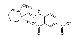 N-[1-(1,2-dimethylcyclohex-2-en-1-yl)ethylideneamino]-2,4-dinitroaniline 5440-74-4