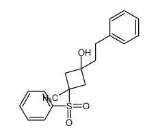 88068-20-6 3-(benzenesulfonyl)-3-methyl-1-(2-phenylethyl)cyclobutan-1-ol