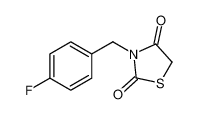 3-[(4-fluorophenyl)methyl]-1,3-thiazolidine-2,4-dione 137660-67-4