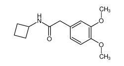 87995-14-0 N-cyclobutyl-2-(3,4-dimethoxyphenyl)acetamide