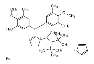 (R)-1-[(SP)-2-[双(4-甲氧基-3,5-二甲基苯基)膦]二茂铁基}乙基二叔丁基膦