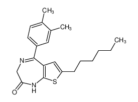 120135-20-8 structure, C21H26N2OS