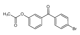 3-(4-溴苯甲酰基)苯基乙酸酯