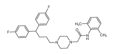 3416-26-0 structure, C30H35F2N3O