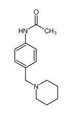 N-[4-(piperidin-1-ylmethyl)phenyl]acetamide 7509-68-4