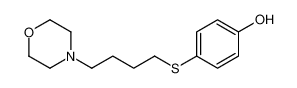 4-(4-morpholin-4-ylbutylsulfanyl)phenol 57055-82-0