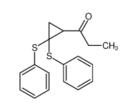 83300-59-8 1-[2,2-bis(phenylsulfanyl)cyclopropyl]propan-1-one