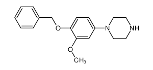 1-(3-methoxy-4-phenylmethoxyphenyl)piperazine 142353-49-9