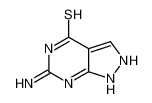 6-Amino-1,2-dihydro-4H-pyrazolo[3,4-d]pyrimidine-4-thione