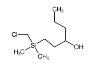 91391-51-4 1-[chloromethyl(dimethyl)silyl]hexan-3-ol