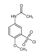 5-acetamido-2-methoxybenzenesulfonyl chloride 5804-73-9