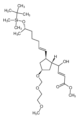 93929-70-5 methyl-4-((1R,2S,4S)-2-((6S,1E)-6-t-butyldimethylsilyloxy-1-heptenyl)-4-(1-methoxyethoxymethoxy)-1-cyclopentyl)-4(R,S)-hydroxy-(2E)-butenoate