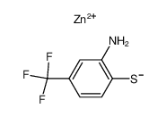 368-75-2 structure, C7H5F3NSZn+