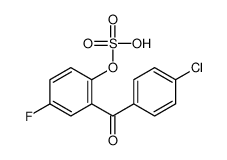 [2-(4-chlorobenzoyl)-4-fluorophenyl] hydrogen sulfate 94697-01-5