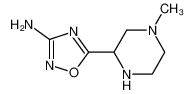 5-(4-甲基-2-哌嗪基)-1,2,4-恶二唑-3-胺