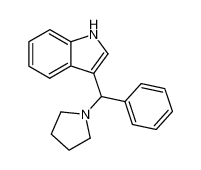 76364-51-7 3-(phenyl(pyrrolidin-1-yl)methyl)-1H-indole