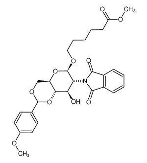 220645-88-5 5-methoxycarbonylpentyl 2-deoxy-4,6-O-p-methoxybenzylidene-2-phthalimido-β-D-glucopyranoside