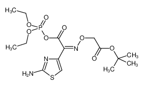 O,O-二乙基磷-(Z)-2-(2-氨基噻唑-4-基)-2-(T-丁氧基羰基甲氧基亚氨基)乙酸酯