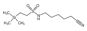 106043-12-3 spectrum, N-(5-cyanopentyl)-2-(trimethylsilyl)ethanesulfonamide