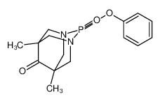 5,7-Dimethyl-2,6-dioxo-2-phenoxy-1,3-diaza-2-phosphaadamantane 172881-99-1