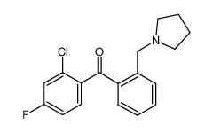 (2-氯-4-氟苯基)[2-(1-吡咯烷基甲基)苯基]甲酮