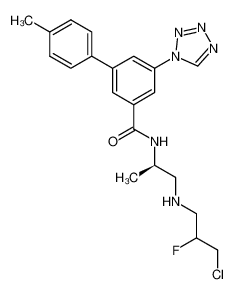 1000586-31-1 structure, C21H24ClFN6O