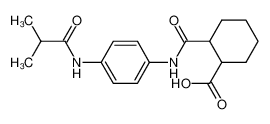 2-{[4-(Isobutyrylamino)anilino]-carbonyl}cyclohexanecarboxylic acid 925192-74-1