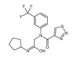 606115-71-3 structure, C17H17F3N4O2S