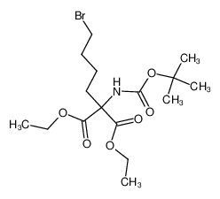 669091-34-3 diethyl 2-(4-bromobutyl)-2-((tert-butoxycarbonyl)amino)malonate