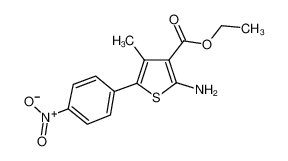 ethyl 2-amino-4-methyl-5-(4-nitrophenyl)thiophene-3-carboxylate 174072-89-0