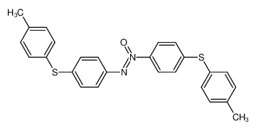 N,N'-Bis-(4-p-tolylsulfanyl-phenyl)-diazene N-oxide 101523-78-8