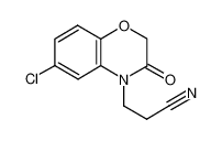 6-氯-2,3-二氢-3-羰基-4H-1,4-苯并噁嗪-4-丙正离子基腈