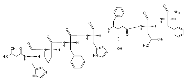 98105-33-0 structure, C57H74N12O9