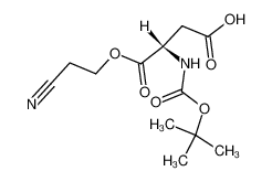 130052-01-6 2-tert-butoxycarbonylamino-succinic acid 1-(2-cyano-ethyl) ester