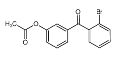 3-(2-溴苯甲酰基)苯基乙酸酯