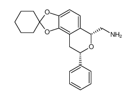 130378-86-8 spectrum, ((6R,8S)-8-phenyl-8,9-dihydro-6H-spiro[[1,3]dioxolo[4,5-f]isochromene-2,1'-cyclohexan]-6-yl)methanamine