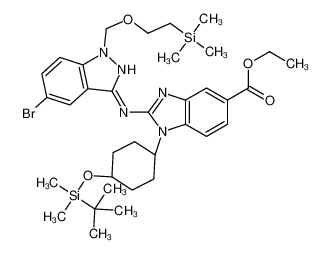 1012104-44-7 structure, C35H52BrN5O4Si2