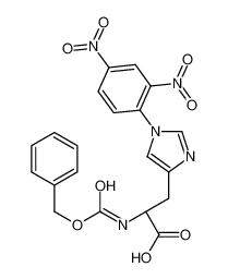 (2S)-3-[1-(2,4-dinitrophenyl)imidazol-4-yl]-2-(phenylmethoxycarbonylamino)propanoic acid