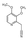 2-(3,4-dimethoxypyridin-2-yl)acetonitrile 854278-84-5